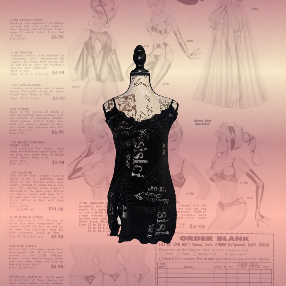 Glitter y2k mini dress with side slit